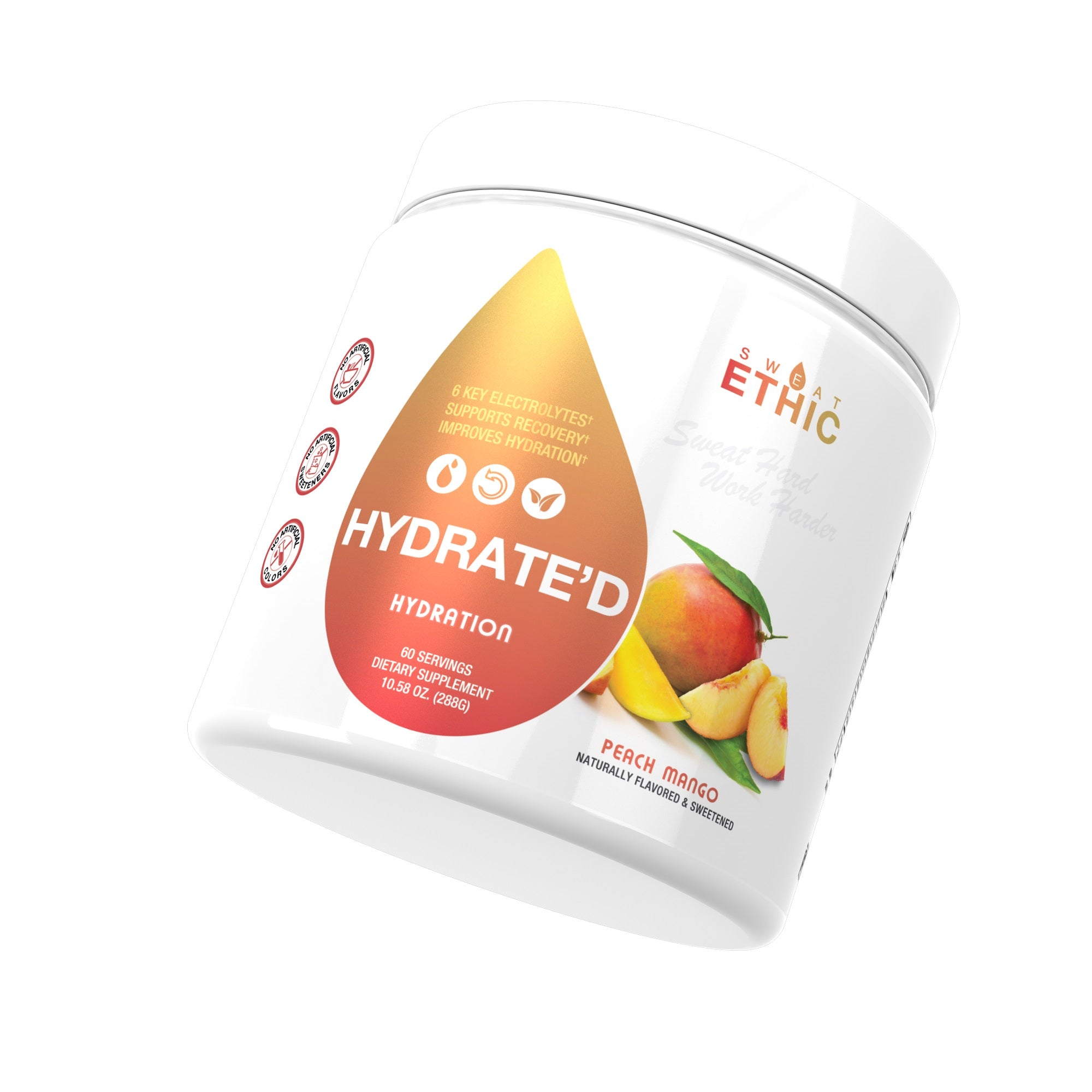 HYDRATE'D Electrolyte & Mineral Powder Sweat Ethic