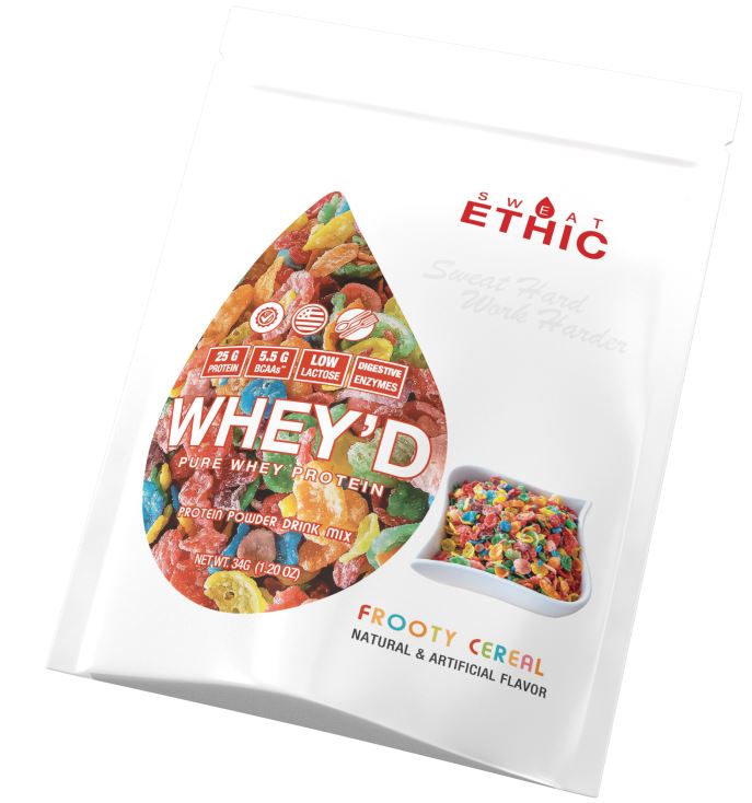 WHEY'D Sample Packet Sweat Ethic