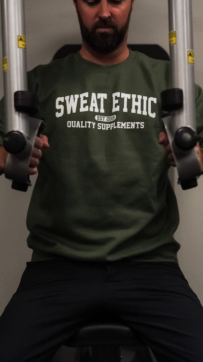 Sweat Ethic Green CrewNeck - Sweat Ethic