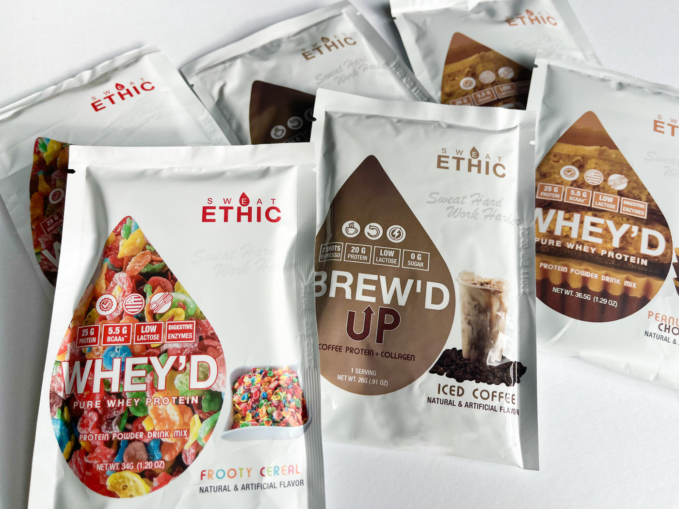Protein Sample Packets - Sweat Ethic