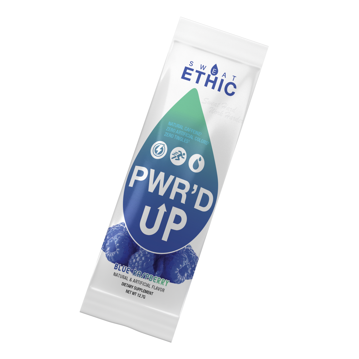 PWR’D UP Blue Raspberry Sample Packet - Sweat Ethic